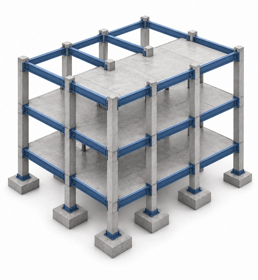 Modelo BIM conceptual de estructura